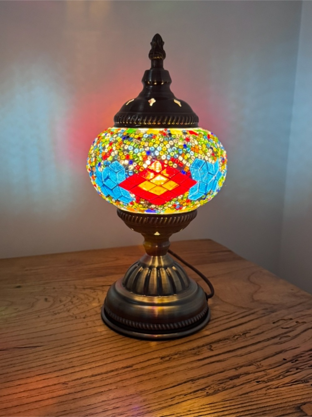 New Handmade Turkish Electric Lamp